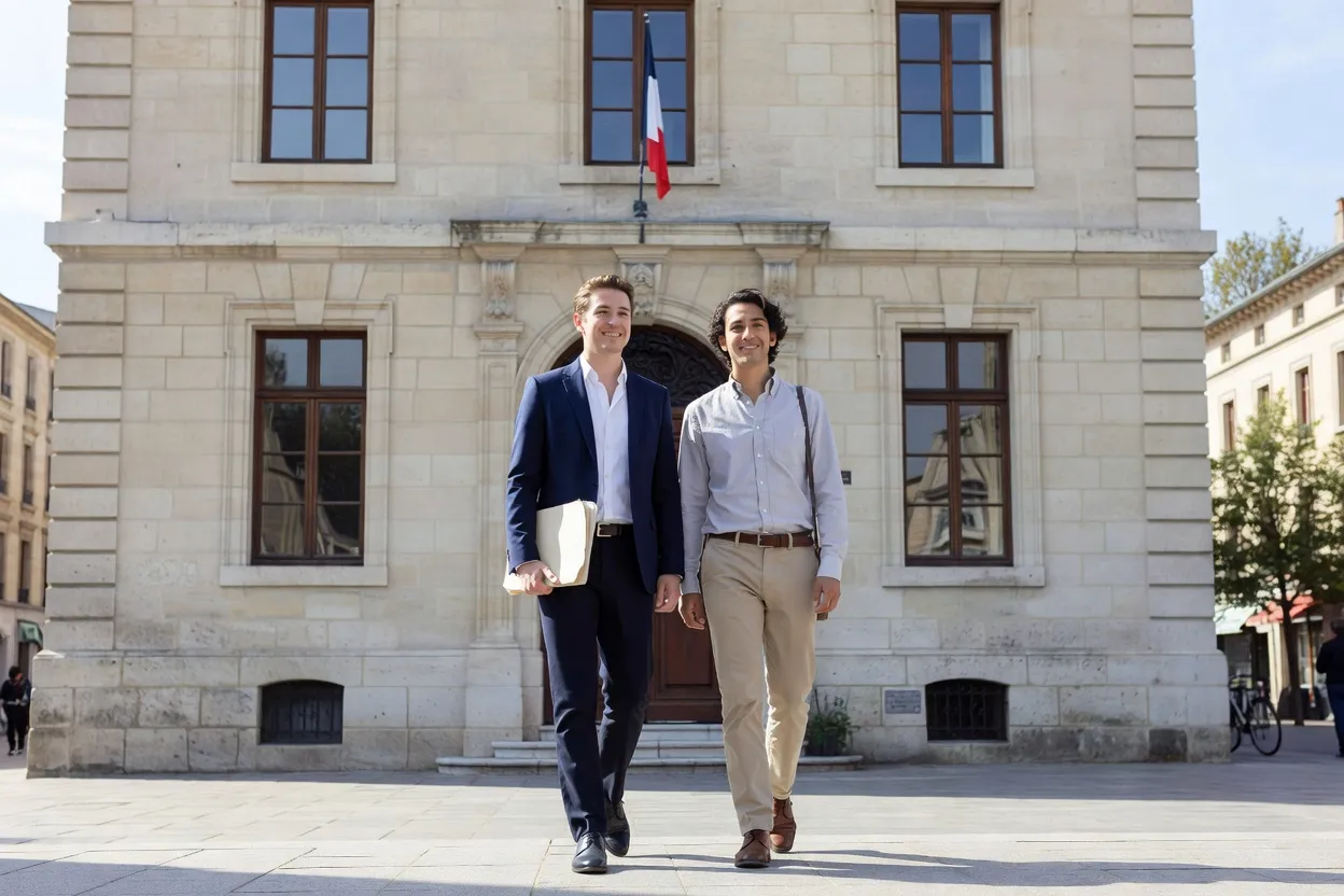 Étapes d’enregistrement d’un PACS franco-russe