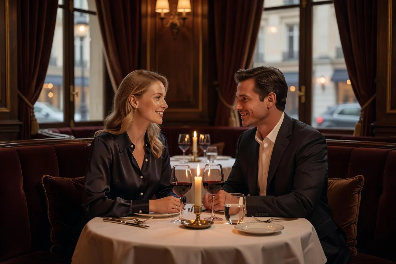 Premier rendez-vous franco-russe dans un restaurant parisien